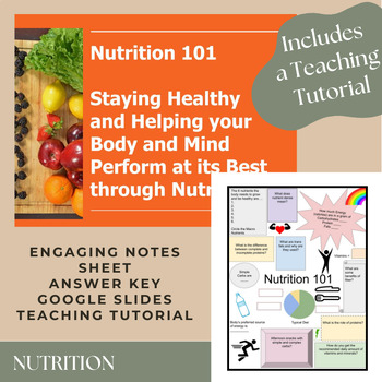 Preview of Nutrition 101 Slides and Notes