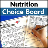 Nutrition Activity for Middle School and High School - Nut