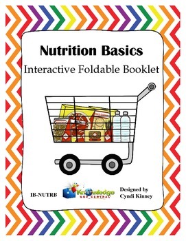 Preview of Nutrition Basics Interactive Foldable Booklet