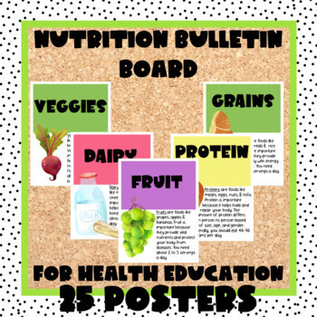 Preview of Nutrition Bulletin Board | Health Bulletin Board