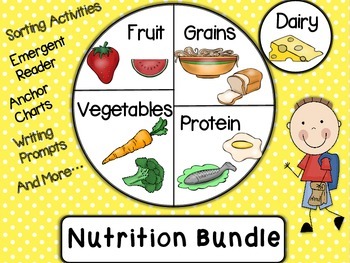 Preview of Nutrition Bundle and Emergent Reader