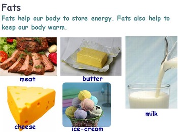 Preview of Nutrition - Fats w/worksheet (SMART BOARD)