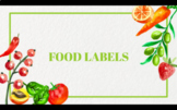 Nutrition Food Labels Lesson - Includes Teacher Notes! Vir