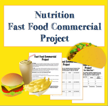 Preview of Nutrition - Healthy Fast Food Meal Commercial Project