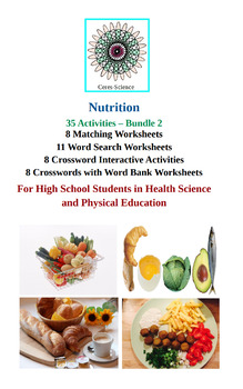 Preview of Nutrition - High School Health Science and PE Bundle - 35 Activities