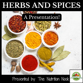 Preview of Nutrition: Identifying Herbs and Spices Presentation with Answer Key, FCS