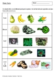 Nutrition - Plant Parts - Healthy Eating