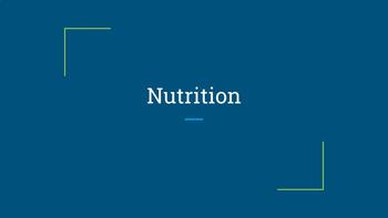 Nutrition Slideshow by Mr T | TPT