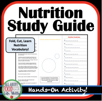 Preview of Nutrition Activity Hands-on FUN!