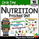 Nutrition Activities Food Group Lesson Plans for Preschool Pre-K