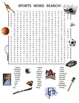 nutrition word search plus sports word search 2 puzzles
