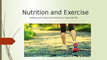 Preview of Nutrition and Exercise Life Skills Lesson