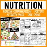 Nutrition and Food Reading Passages, Worksheets, Posters, 