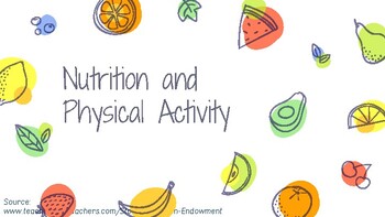 Preview of The Importance of Nutrition & Physical Activity (Revised)