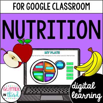 Preview of Nutrition and healthy eating activities for Google Classroom