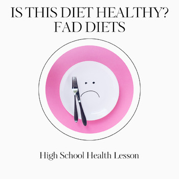 Preview of Nutrition Lesson:  Students Research Fad Diets to see, "Is This Diet Healthy?"