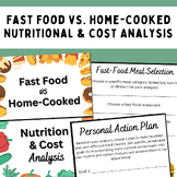 Food & Nutrition-Nutritional/Cost Analysis - Fast-Food vs 