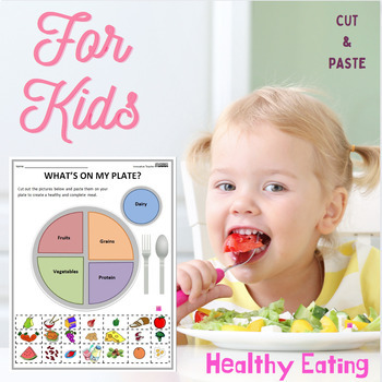 Preview of Nutritional Health Worksheets - What's On My Plate?