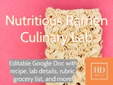 Nutritious Ramen Recipe and Lab Procedures