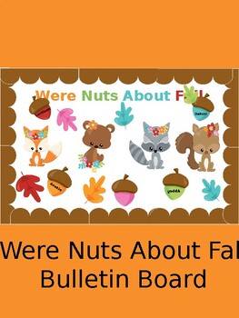 Preview of Nuts about Fall Bulletin Board/Door Decor