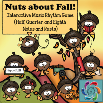 Preview of Nuts about Fall! Interactive Music Rhythm Game-for use with Google/Adobe