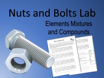 Preview of Elements, Mixtures, Compounds Lab