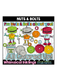 Nuts and Bolts Robots Clipart Collection