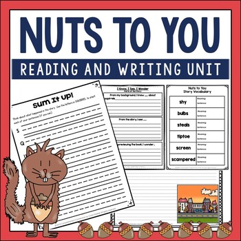 Preview of Nuts to You by Lois Ehlert Activities, Lessons, Writing Prompts