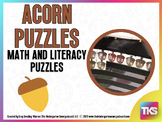 Nutty Learning: Acorn Puzzles for Letters, Sounds, Numbers