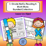 NwEa Map Reading and Math Review Mats Collection Bundle