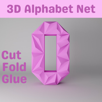 G 3D Letter Papercraft, Alphabet G, Making model with full instruction  manual