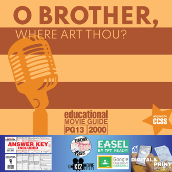 Preview of O Brother, Where Art Thou? Movie Guide | Worksheet | Questions (PG13 - 2000)