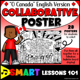 O CANADA English Version Collaborative Poster Activity | O