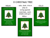 O CHRISTMAS TREE BUNDLE for violin, viola & cello