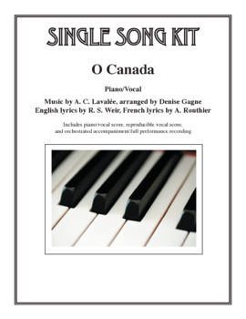 Preview of O Canada Single Song Kit