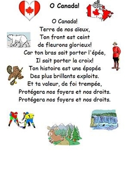Preview of O Canada! in French