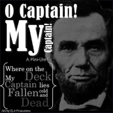 O Captain! My Captain! A Walt Whitman Poetry Lesson!