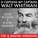 O Captain! My Captain! Walt Whitman Poetry Analysis, PDF &