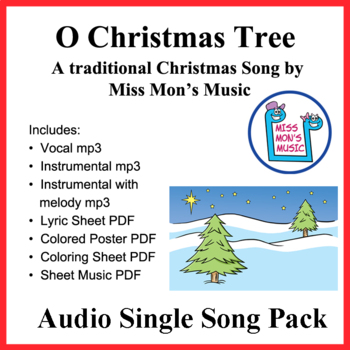 O I Christmas Song I Performance I mp3's, PDF Activities