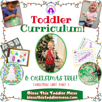 Preview of O Christmas Tree! Toddler Curriculum Christmas Unit Part 1!