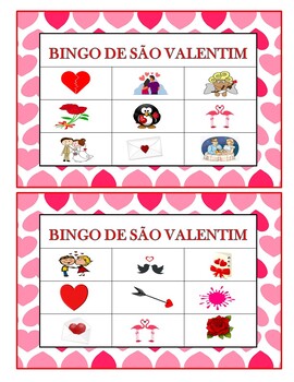 Vocabulário ilustrado de São Valentim (Teacher-Made)
