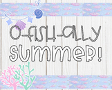 O-Fish-Ally Summer // Summer Bulletin Board Decor