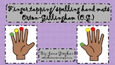 O.G. Finger tapping/spelling hand mats (Orton-Gillingham)