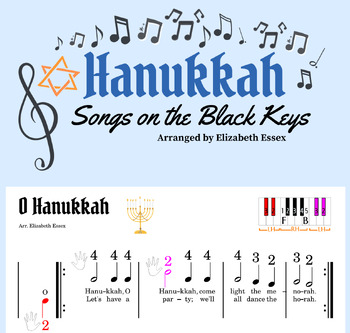 Preview of O Hanukkah - Finger Number Piano Sheet Music