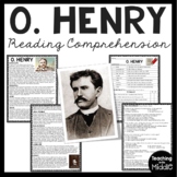 O. Henry Biography Reading Comprehension Worksheet Gift of