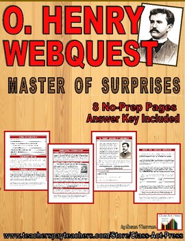 Preview of O. HENRY Webquest | Worksheets | Printables