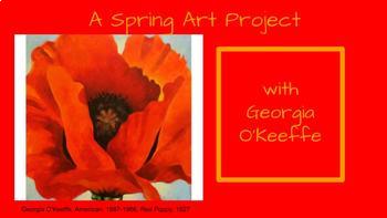 Preview of O'Keeffe Spring Art Lesson