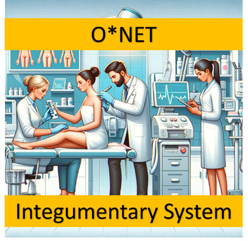 Preview of O*NET Career Exploration for the Integumentary System Google Forms™