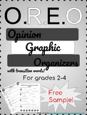 O.R.E.O Opinion/Persuasive Writing Graphic Organizers with