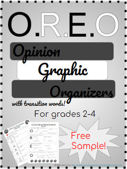 Preview of O.R.E.O Opinion Writing Graphic Organizers for Google Slides